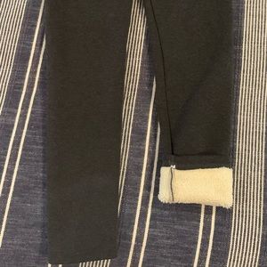 Extremely warm fuzzy inside leggings